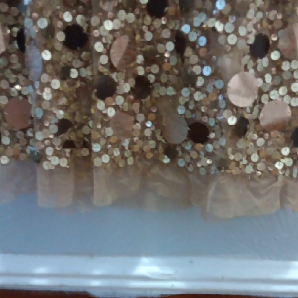 Adrianna Papell Metallic Sequin Mini Dress - Picture 6 of 6